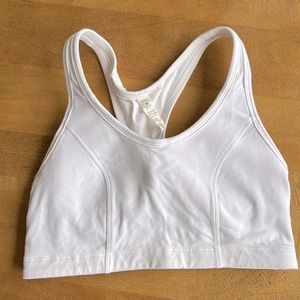 LULULEMON white sport bra